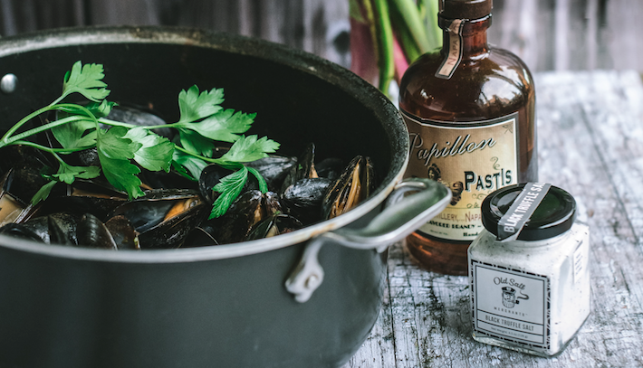 Mussels with Pastis – Recipe – Old Salt Merchants
