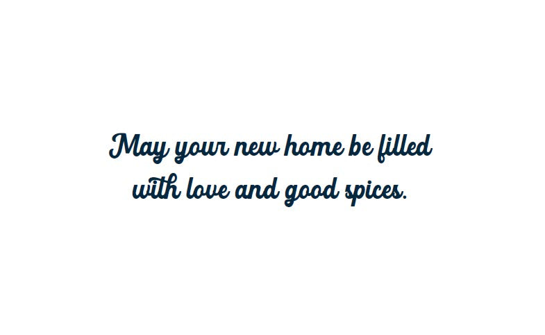 New Home Card