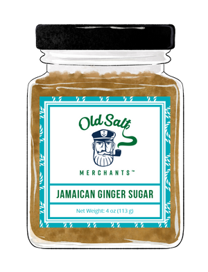 Jamaican Ginger Sugar Jar - 4oz from Old Salt Merchants