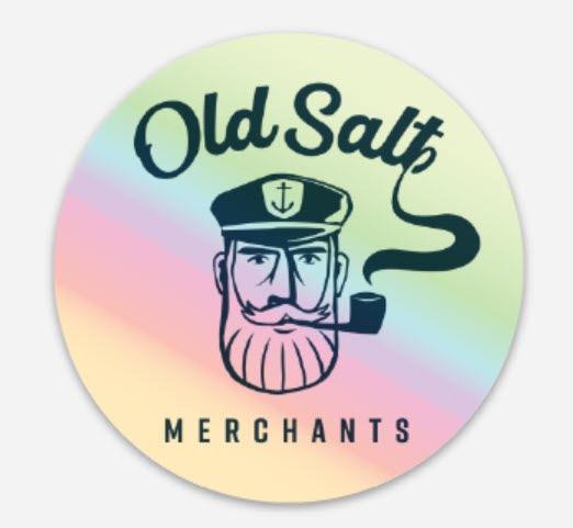 Old Salt Merchants Circular Die Cut Sticker